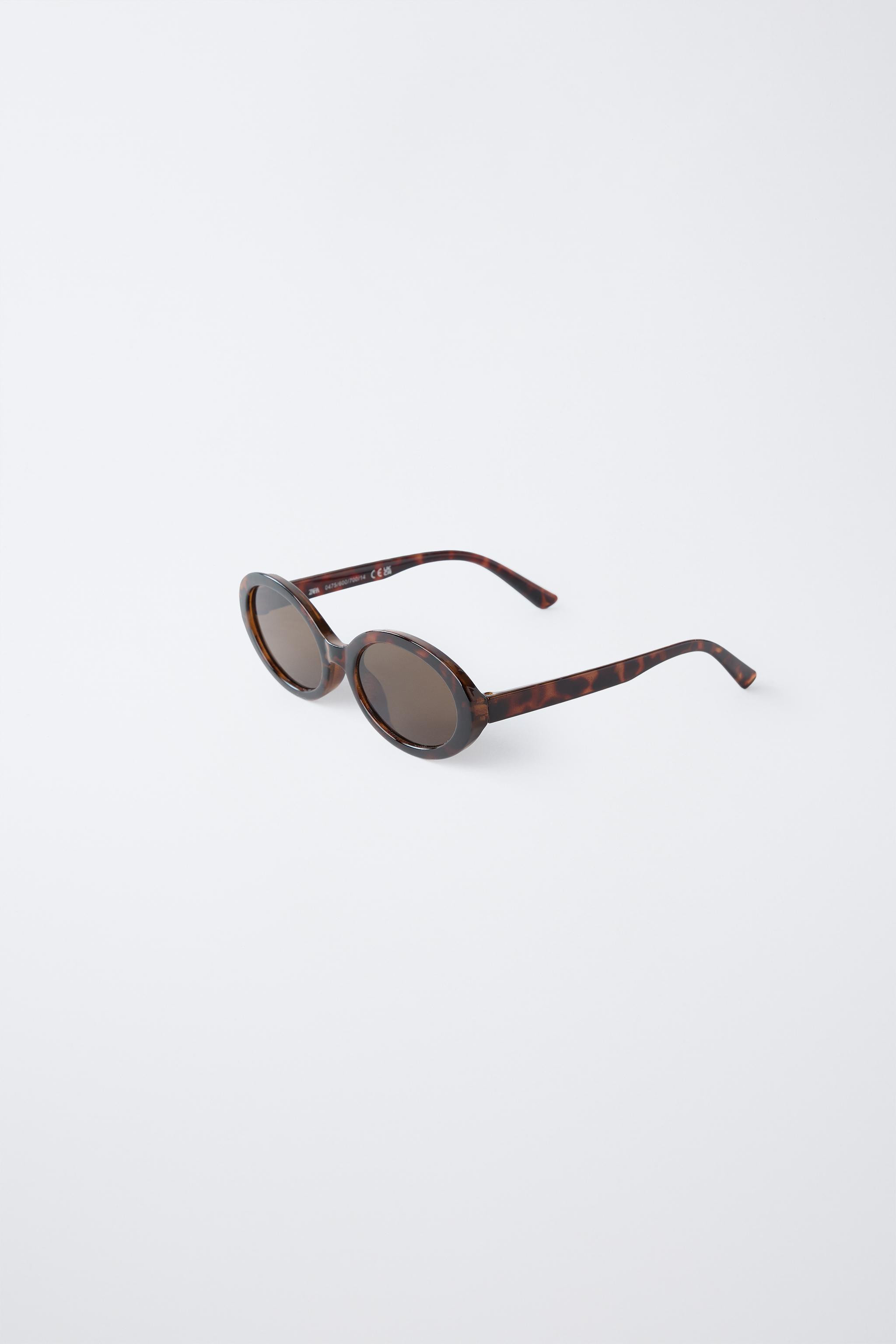 OVAL TORTOISESHELL SUNGLASSES | Zara US