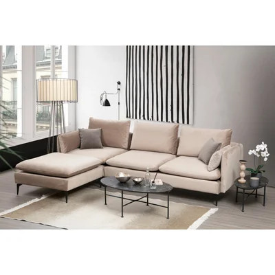 Touchet Upholstered Chaise Sectional | Wayfair North America
