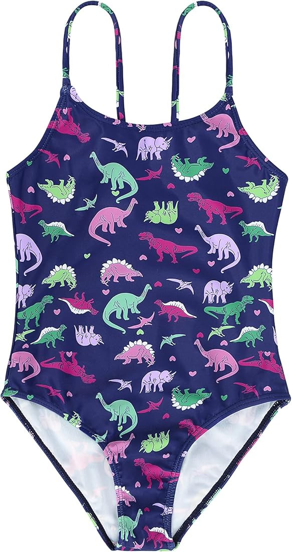 Zando Girls One Piece Bathing Suits Toddler Kids Swimsuits Mermaid Beach Swimwear for Baby Girl 2... | Amazon (US)