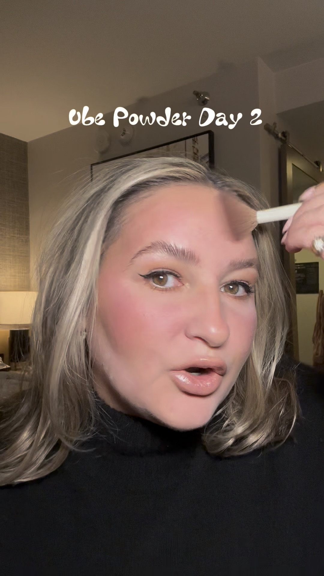 Love a black cashmere dress and pink cheeks 

#LTKFindsUnder100 #LTKBeauty #LTKStyleTip