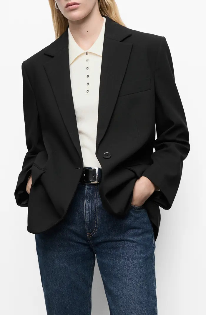 MANGO Flap Pocket Blazer | Nordstrom | Nordstrom