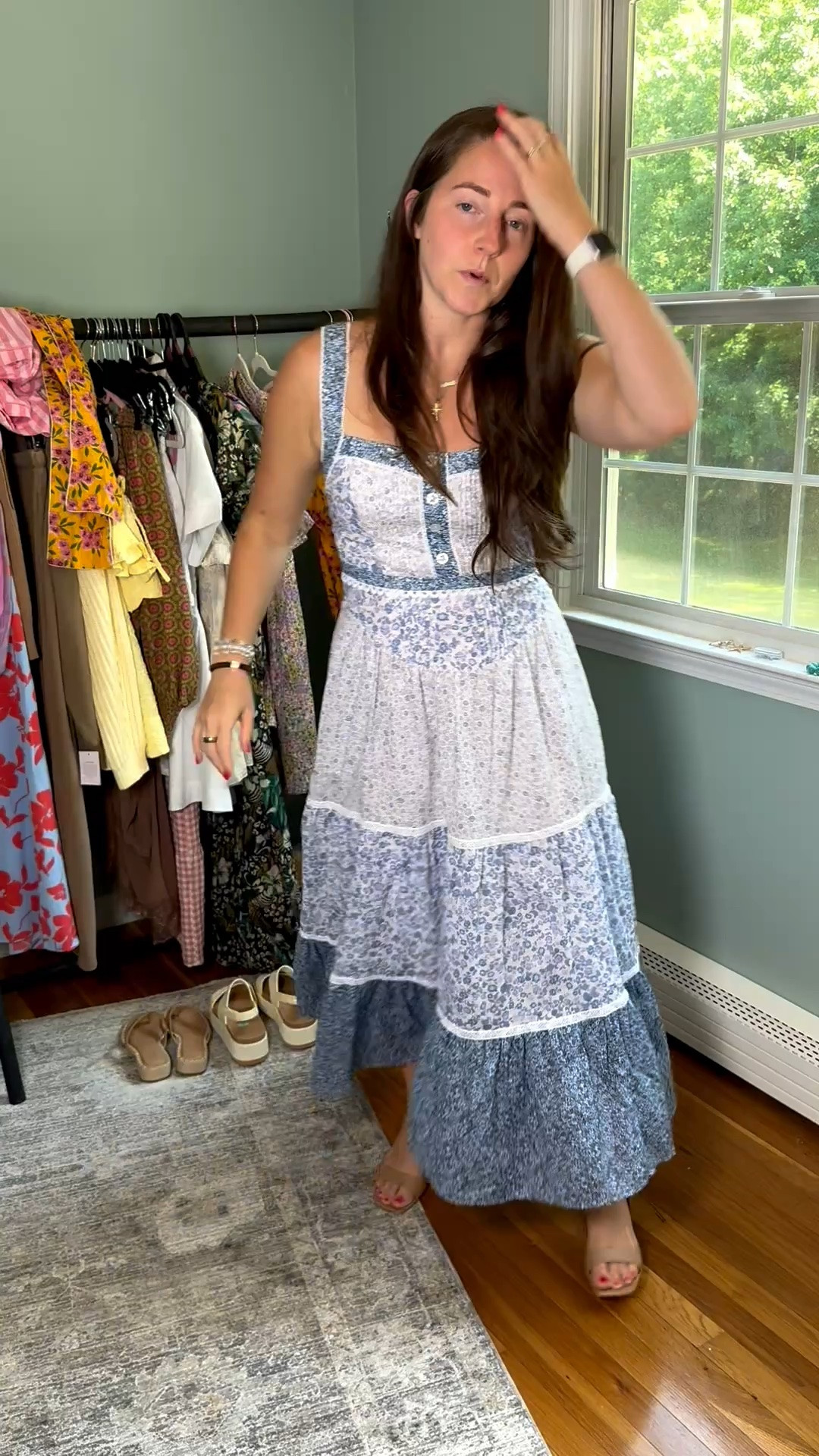 Wearing size small 
Great for a summer event!!

#LTKootd #LTKmomlife