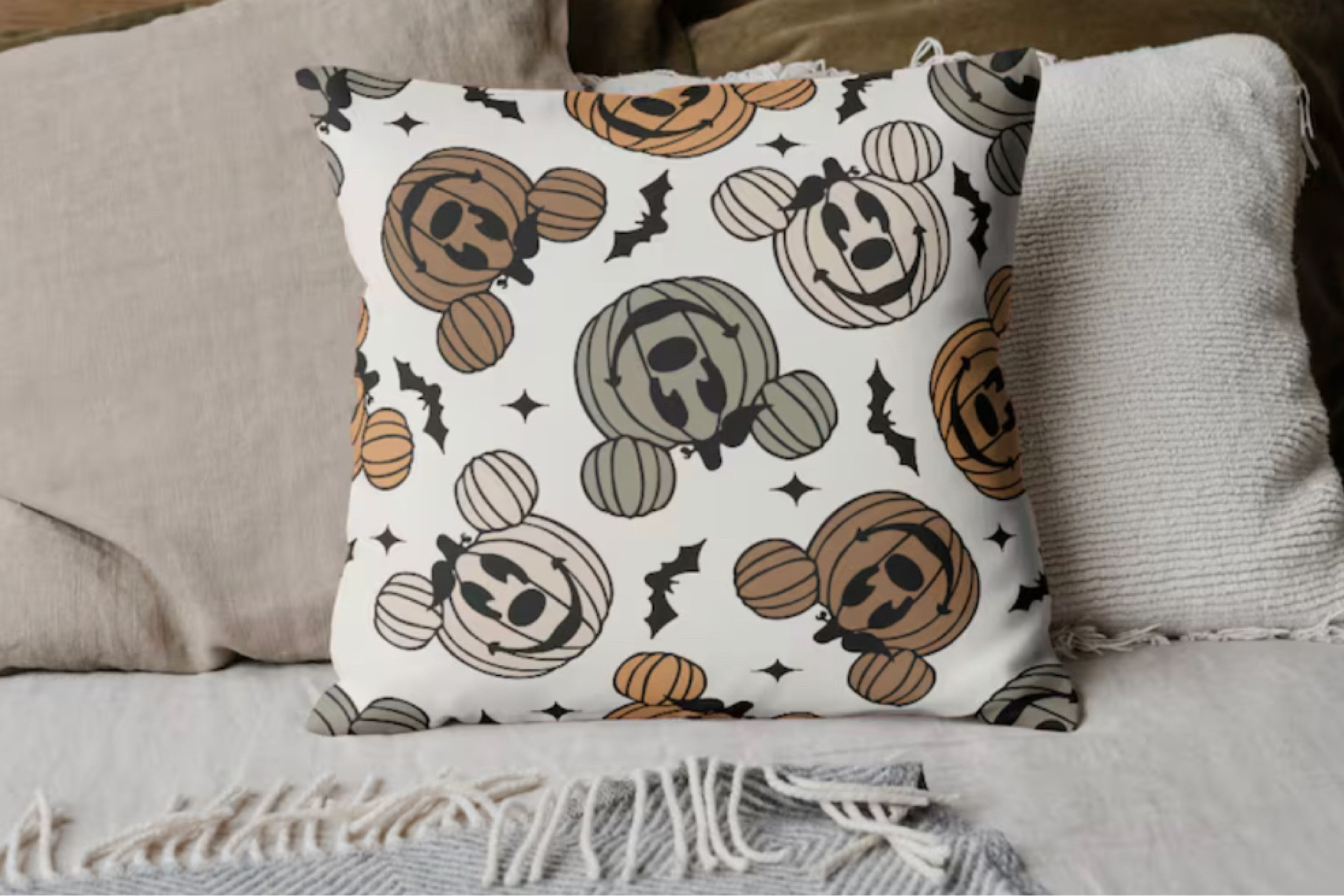 Mickey Pumpkin Pillows!
