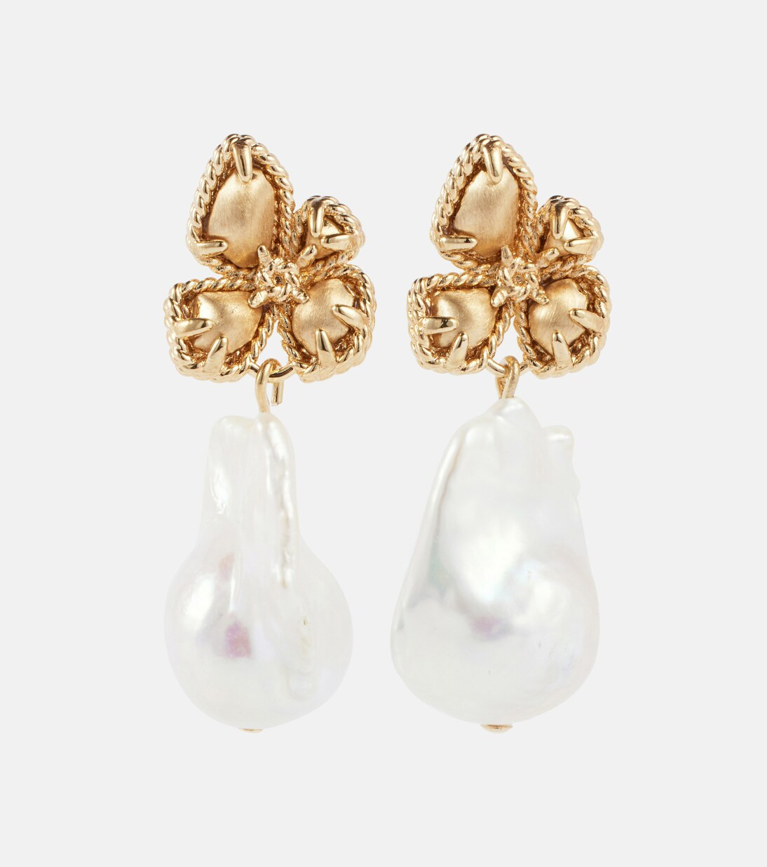 Bloom Baroque pearl gold-plated earrings | Mytheresa (UK)