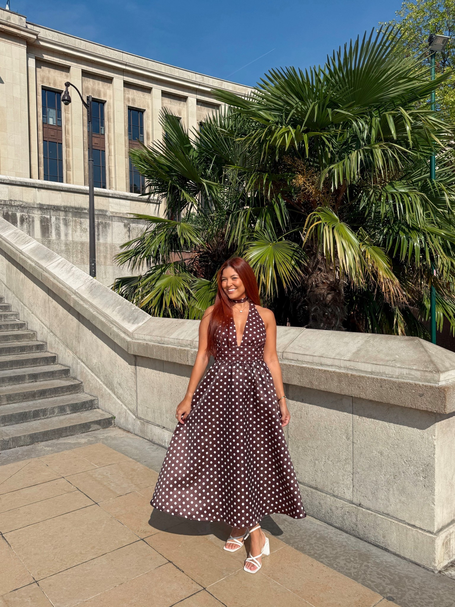 Polka dot dress in Paris 

#LTKeurope #LTKdresses #LTKFashionMonth