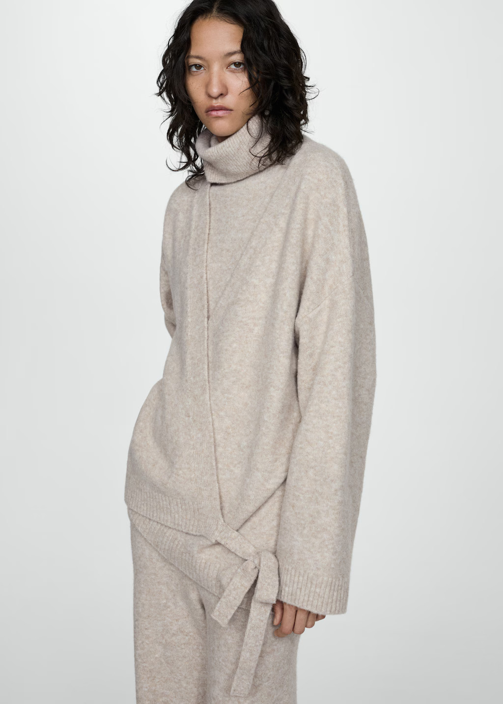 Knitted pyjama cardigan - Women | MANGO United Kingdom | MANGO (UK)