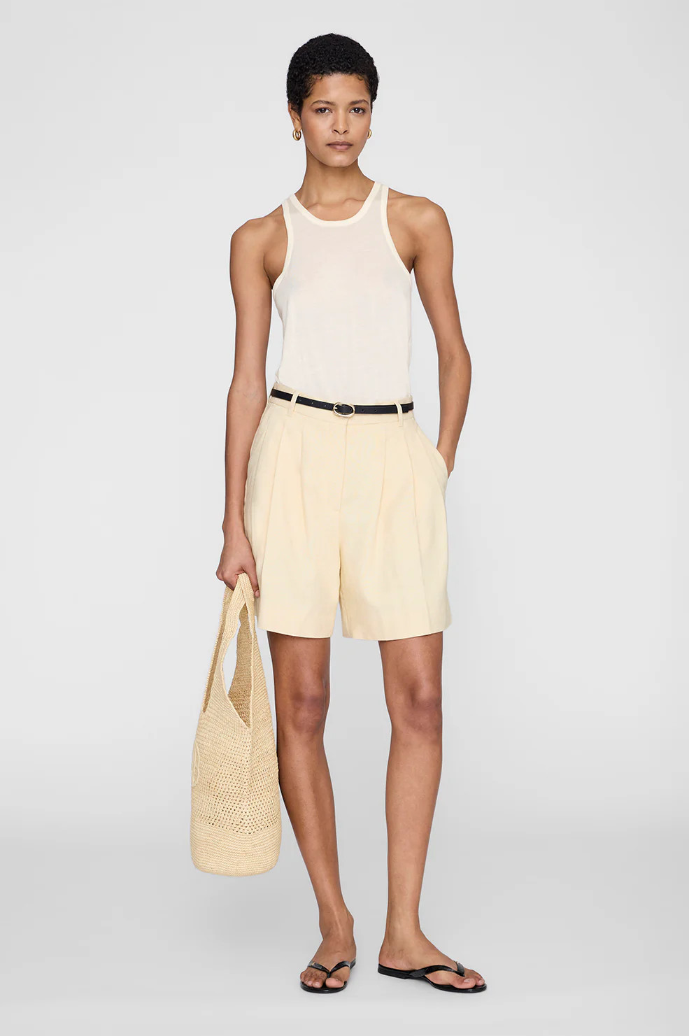 Brice Short - Butter Yellow | Anine Bing