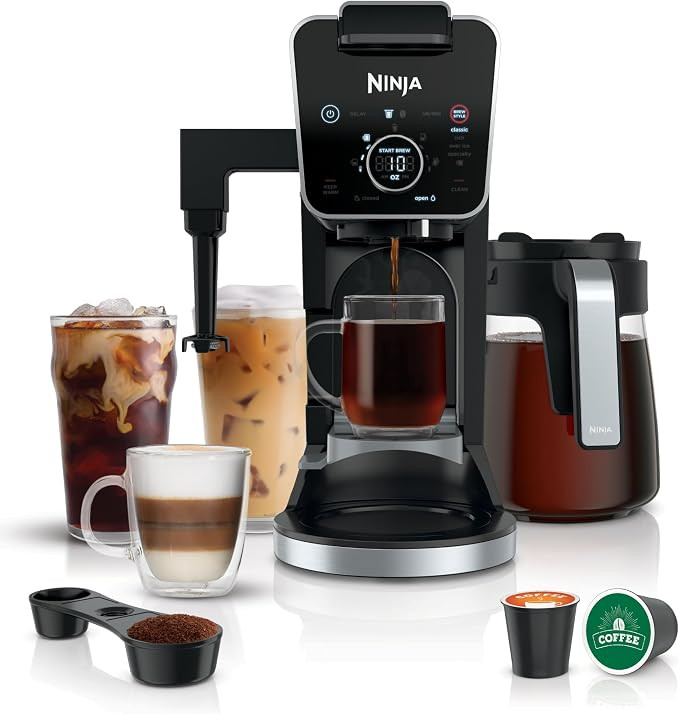 Ninja Specialty Drip Coffee Maker | DualBrew™ Pro Specialty Coffee Machine w/ Frother, Paper Fi... | Amazon (US)