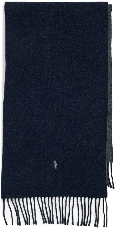 POLO RALPH LAUREN Men's Reversible Wool Scarf | Amazon (US)