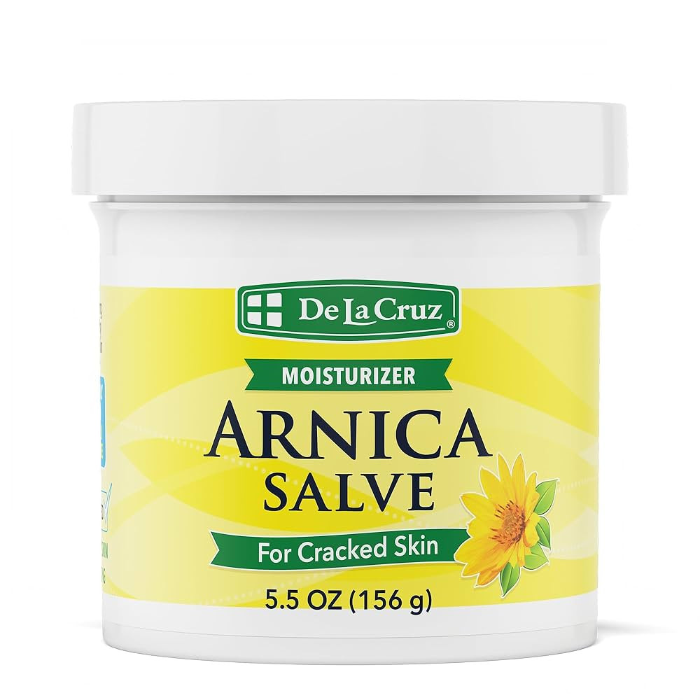 De La Cruz Arnica Salve - Foot Cream for Dry Cracked Heels and Feet - Moisturizing Hand Salve for... | Amazon (US)