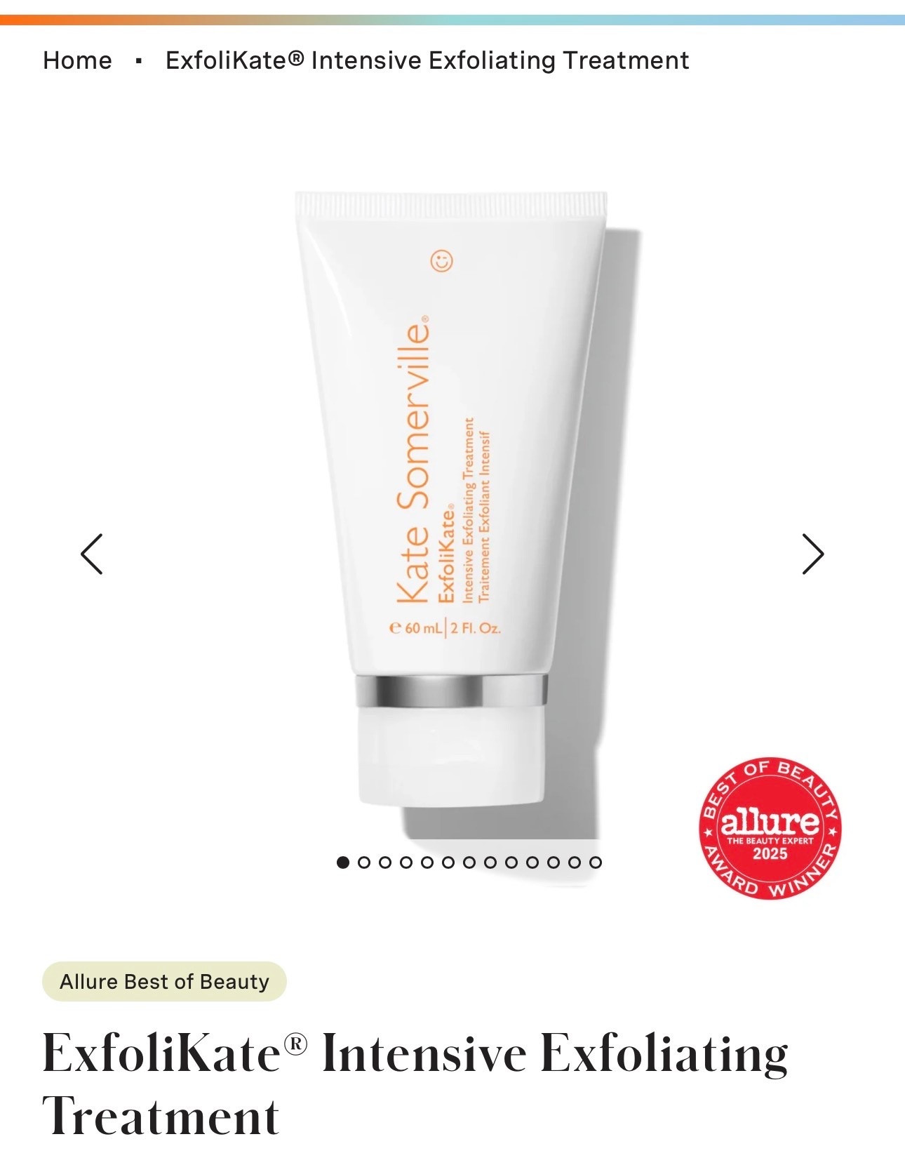 Kate somerville exfolikate is everything to soften your skin, minimize the pores and gives you a clean and soft canvas to start with. Highly recommended.

#LTKmomlife #LTKmorningroutine #LTKselfcare