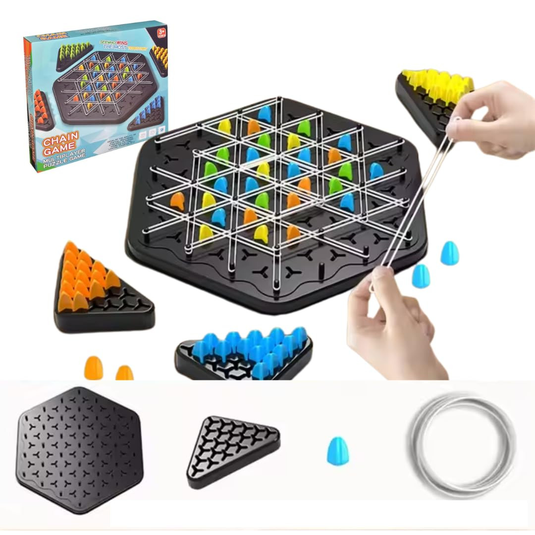 Chess Triangle Triggle Rubber Strategy Game – Fun and Engaging Board Game for All Ages – Perf... | Amazon (US)