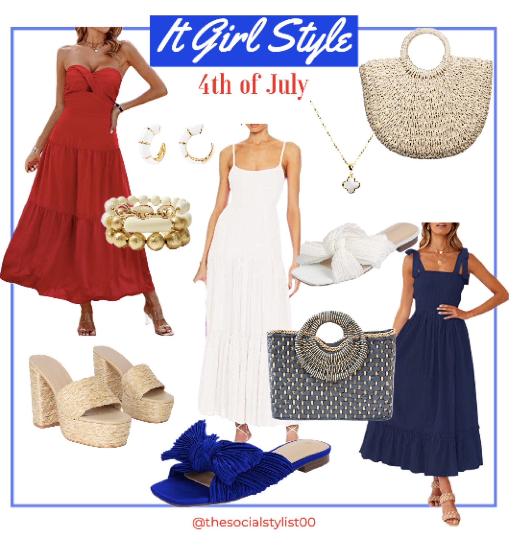 4th of July, July 4th, vacation style, beach style, July 4th outfit, July 4th style, July 4th fadhion, 4th of July outfit, red white and blue. 

#LTKFind #LTKstyletip #LTKunder50