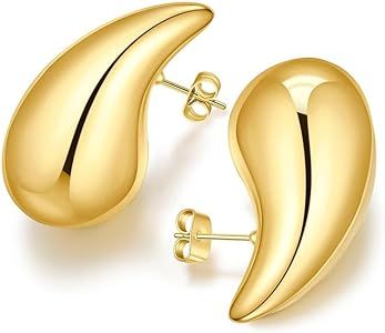 Bottega Earring Dupes, Gold Teardrop Earrings for Women,Tear Drop Earrings Jewelry,Bodega Earring... | Amazon (US)