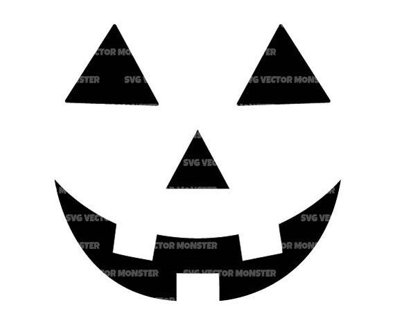 Pumpkin Face Svg Jack O Lantern Svg Halloween Svg. Vector | Etsy | Etsy (US)