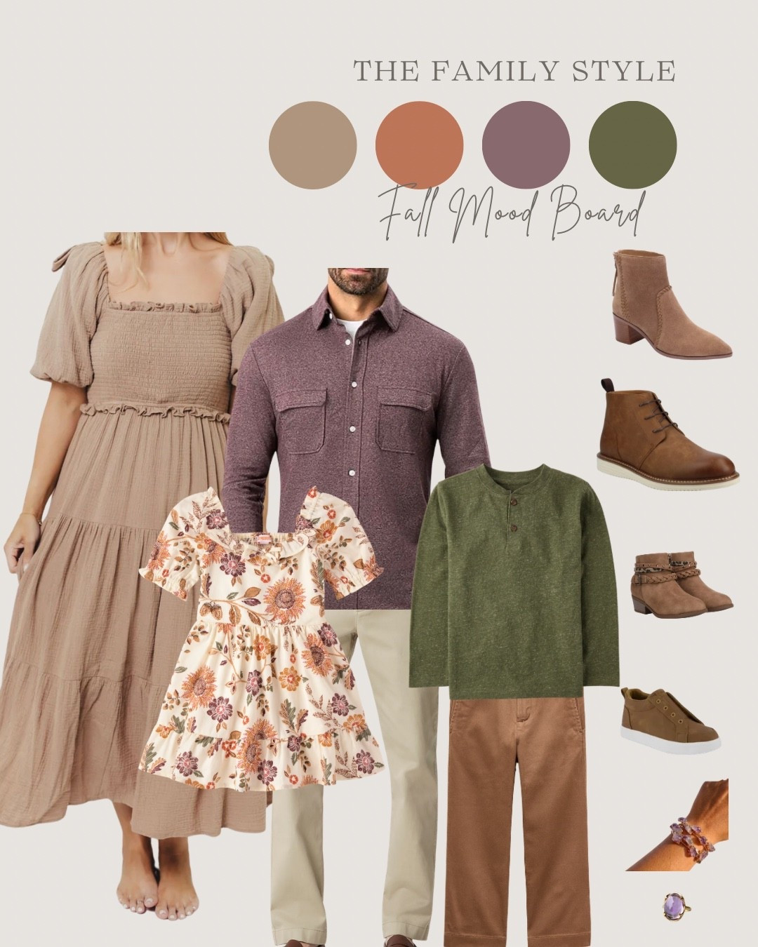 Don’t be afraid of color when choosing your fall family photo wardrobe 🧡💜🤎💚

#LTKSeasonal #LTKKids #LTKMens