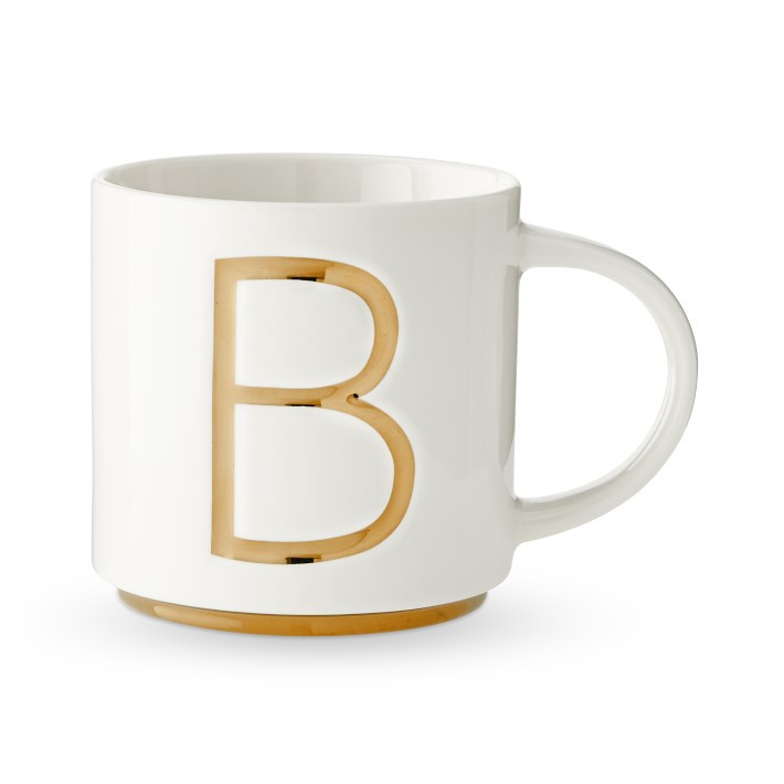 Gold Monogram Mug | Williams-Sonoma