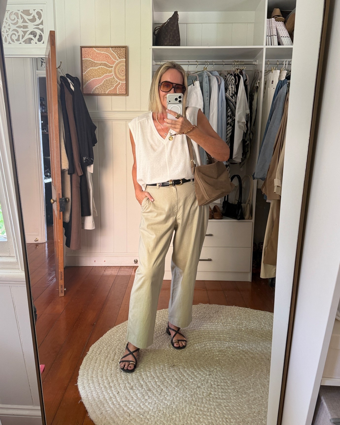 In love with these pants - perfect for our summer work robes (I’m in L)

Tee: IDA+S (code NIKKI10)
Shoes: FRANKIE4 Anya 

#LTKsummer #LTKaustralia #LTKover50style