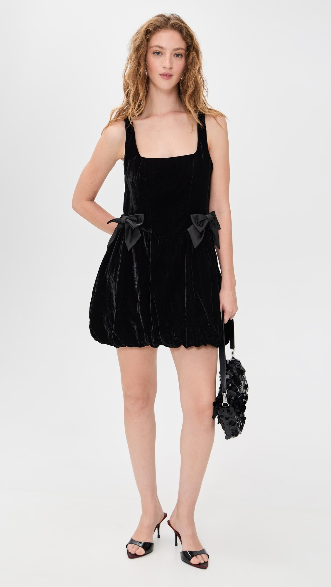 Brielle Velvet Bubble Mini Dress | Shopbop