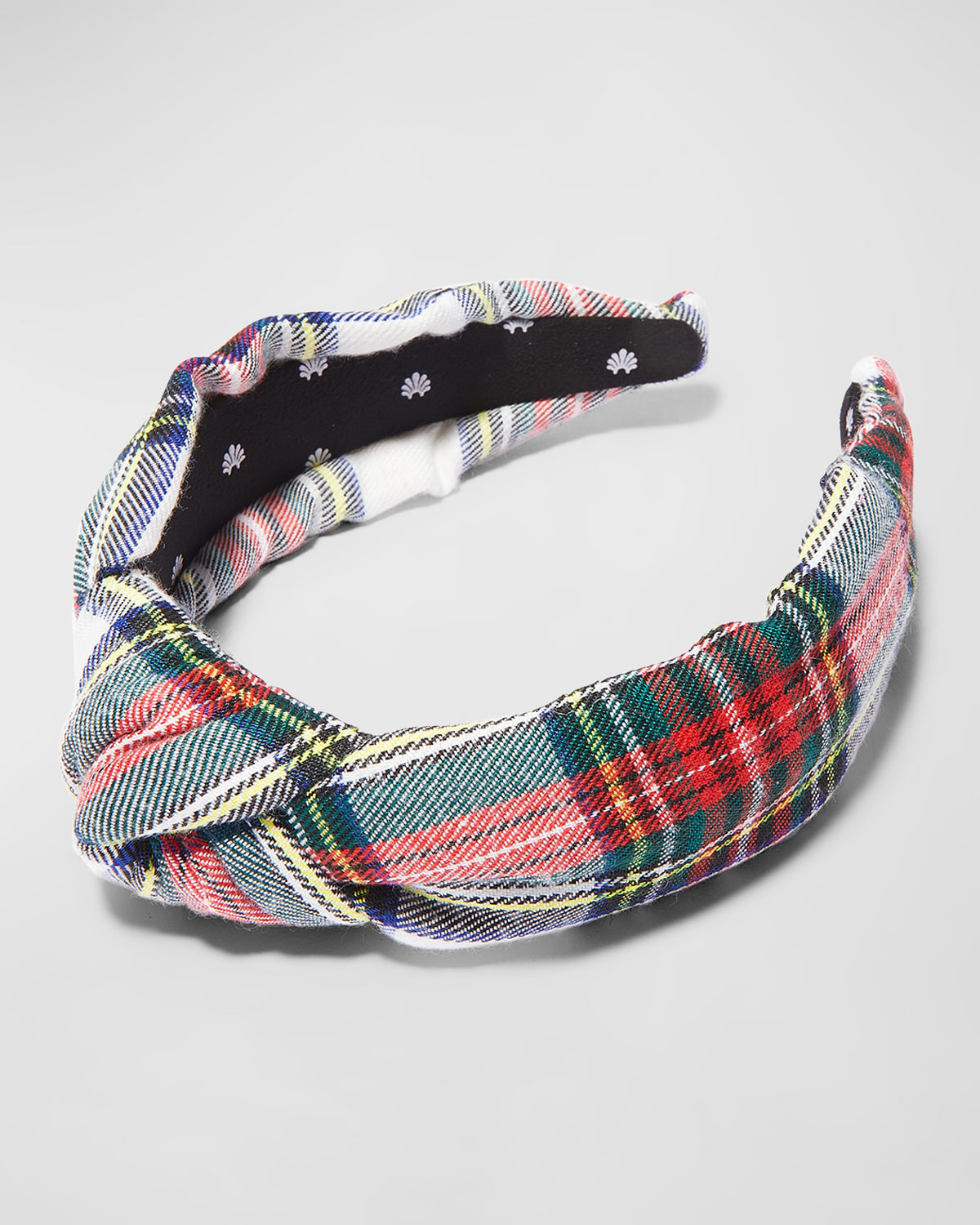 Plaid Knotted Headband | Neiman Marcus