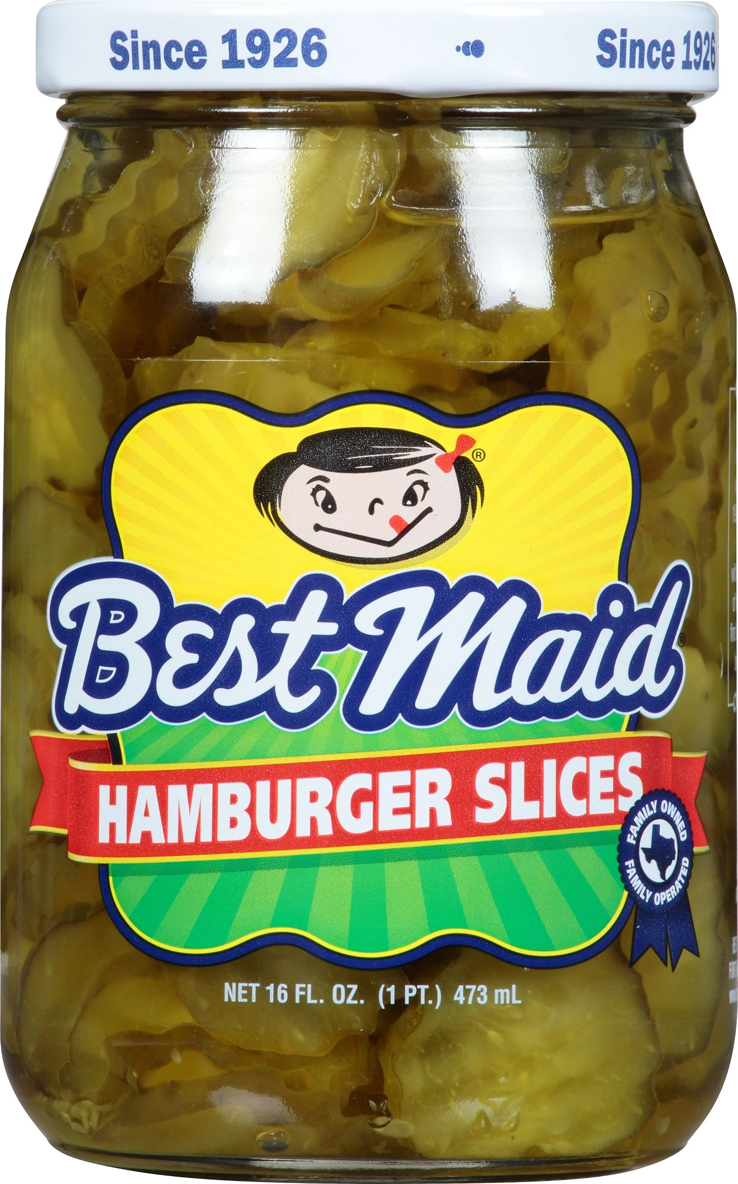 Best Maid® Hamburger Slices Pickles 16 fl. oz. Jar | Walmart (US)