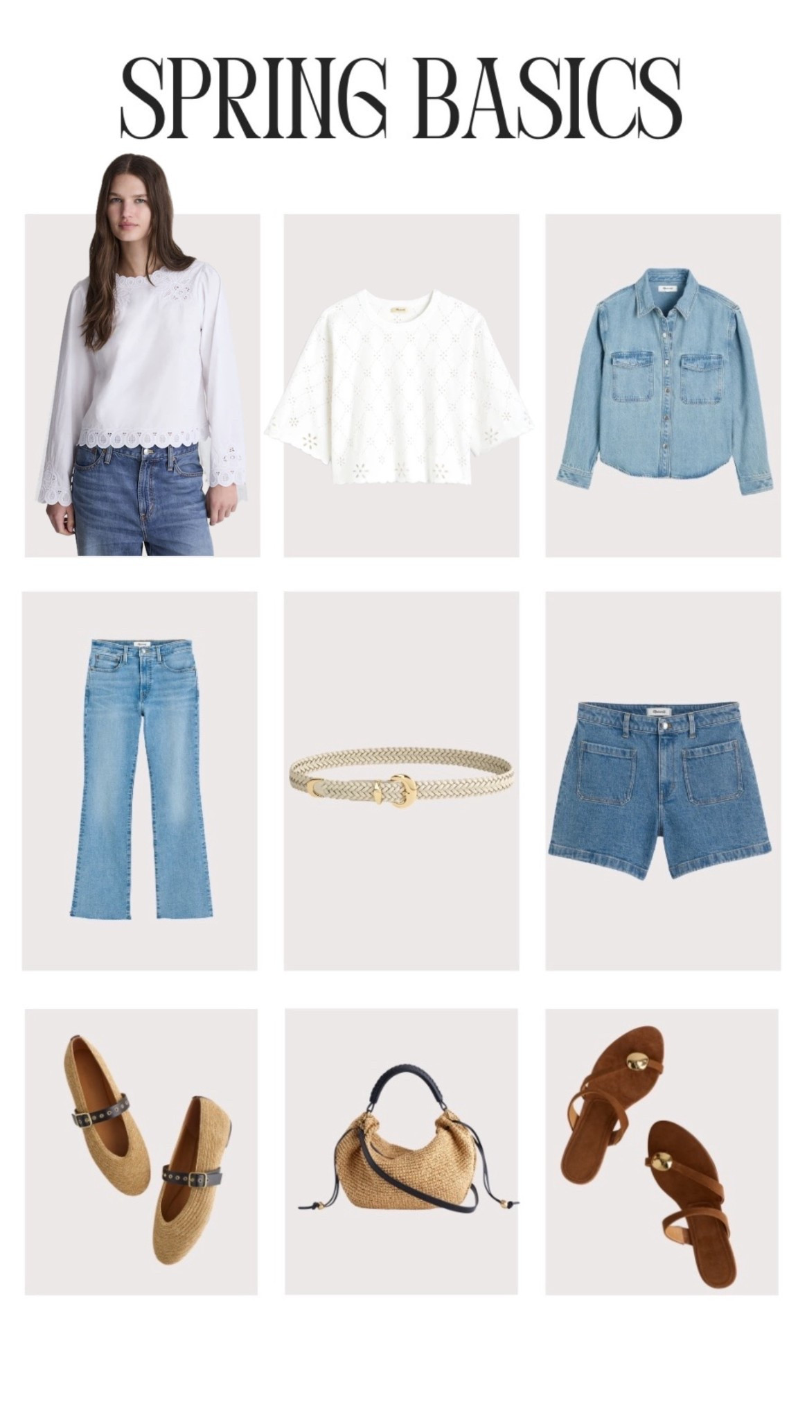 Spring basics that can be mixed and matched for so many elevated casual spring outfits!

#LTKOver40 #LTKSaleAlert #LTKPetite