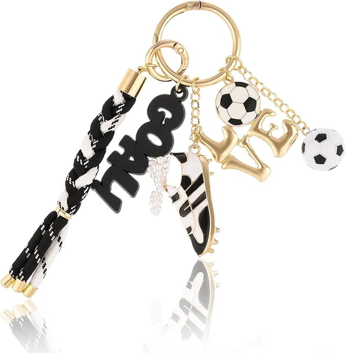 Sport Bag Charms | Soccer Basketball Football Cheer Bag Charms | Sport Bag Accessories Gift | Amazon (US)