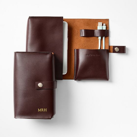 Graham Leather Travel Tech Organizer | Mark and Graham