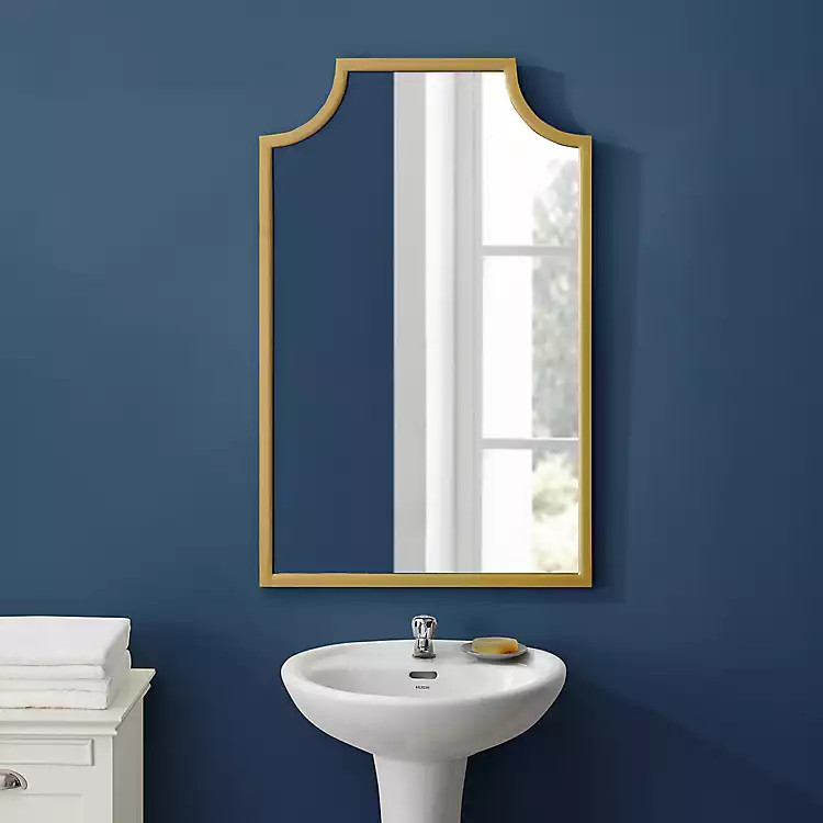 Gold Metal Abigail Mirror | Kirkland's Home