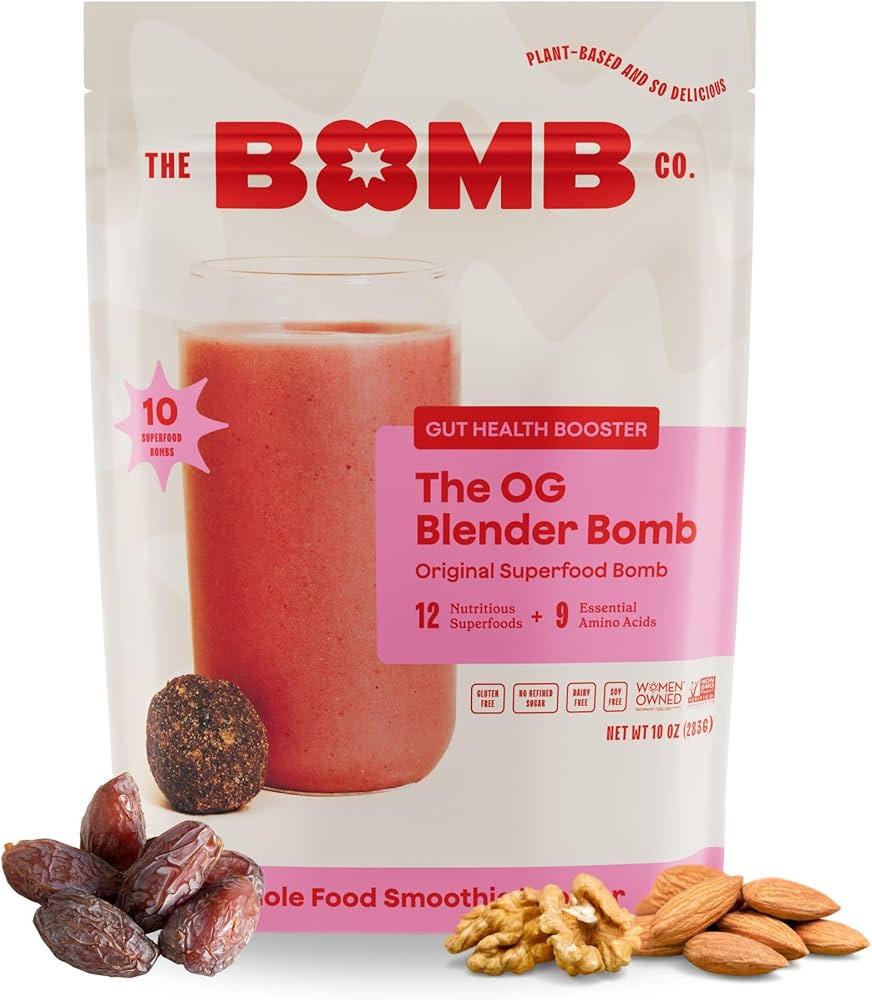 The Bomb Co. Blender Bomb, The OG, Superfood Smoothie Mix with Chia Seeds, Hemp Seeds, Flax Seeds... | Amazon (US)