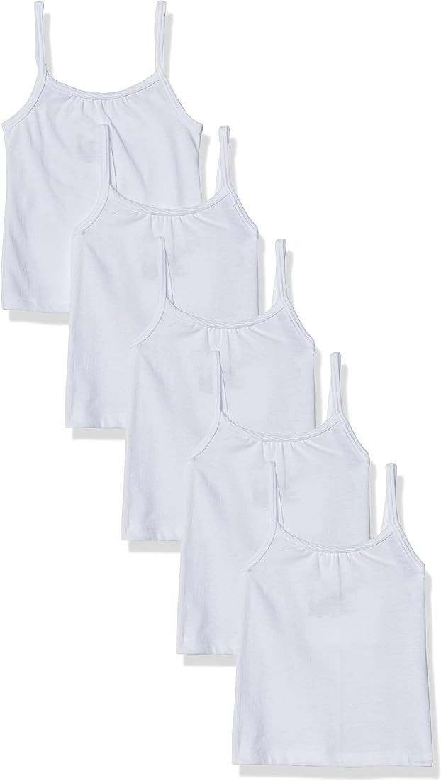 Hanes Girls' Camisole, 100% Cotton Tagless Cami, Toddler Sizing, Multiple Packs & Colors Availabl... | Amazon (US)