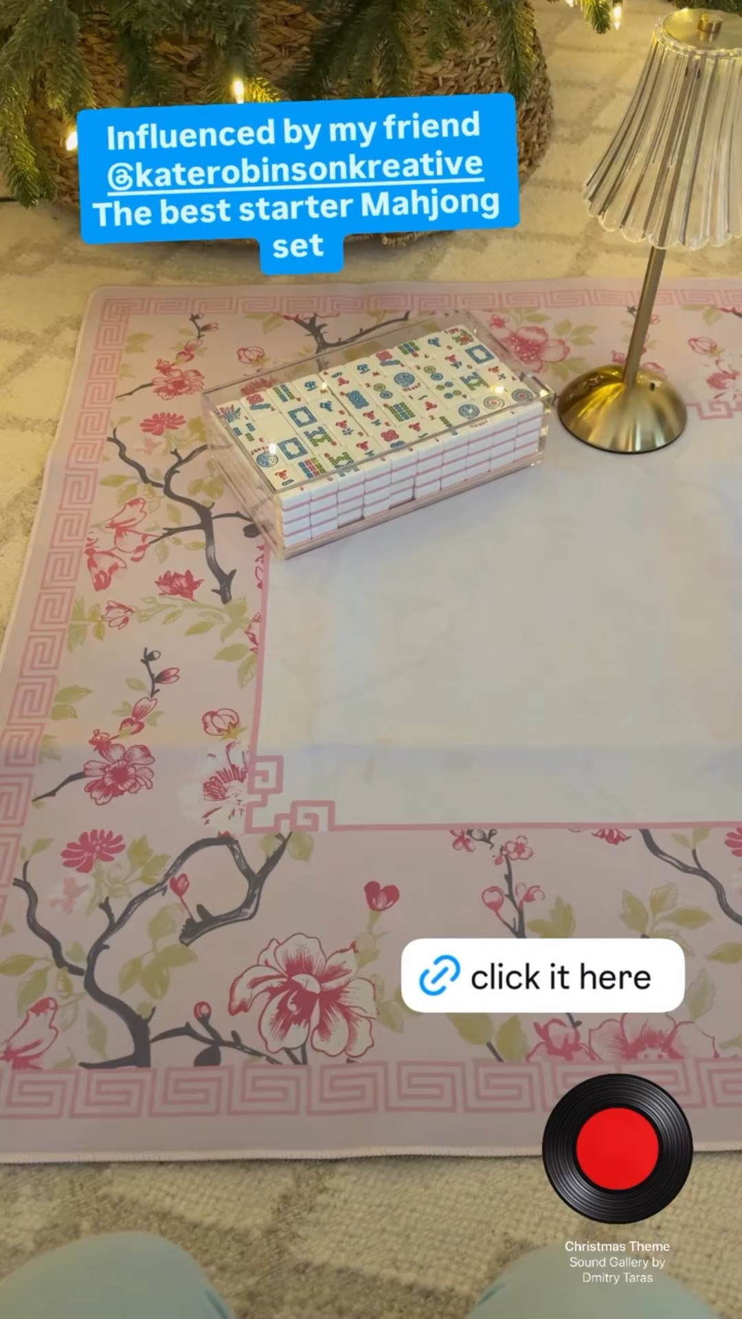 Influenced by my friend @katerobinsonkreative 
The best starter Mahjong set