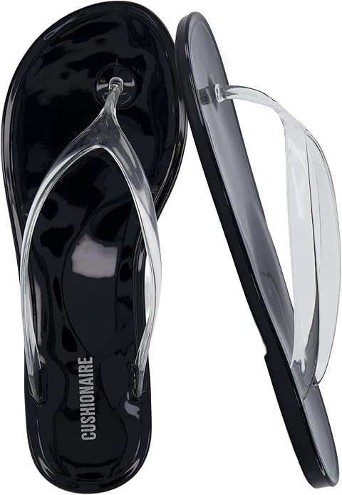 CUSHIONAIRE Splash Jelly Flip Flops for Women With Flexible Sole, Soft Footbed Summer Sandals for... | Amazon (US)