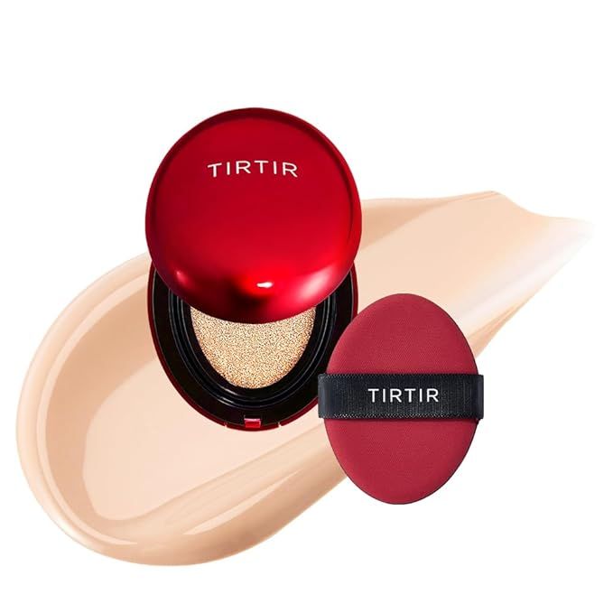 TIRTIR Mask Fit Red Cushion Foundation | Japan's No.1 Choice for Glass skin, Long-Lasting, Lightw... | Amazon (US)