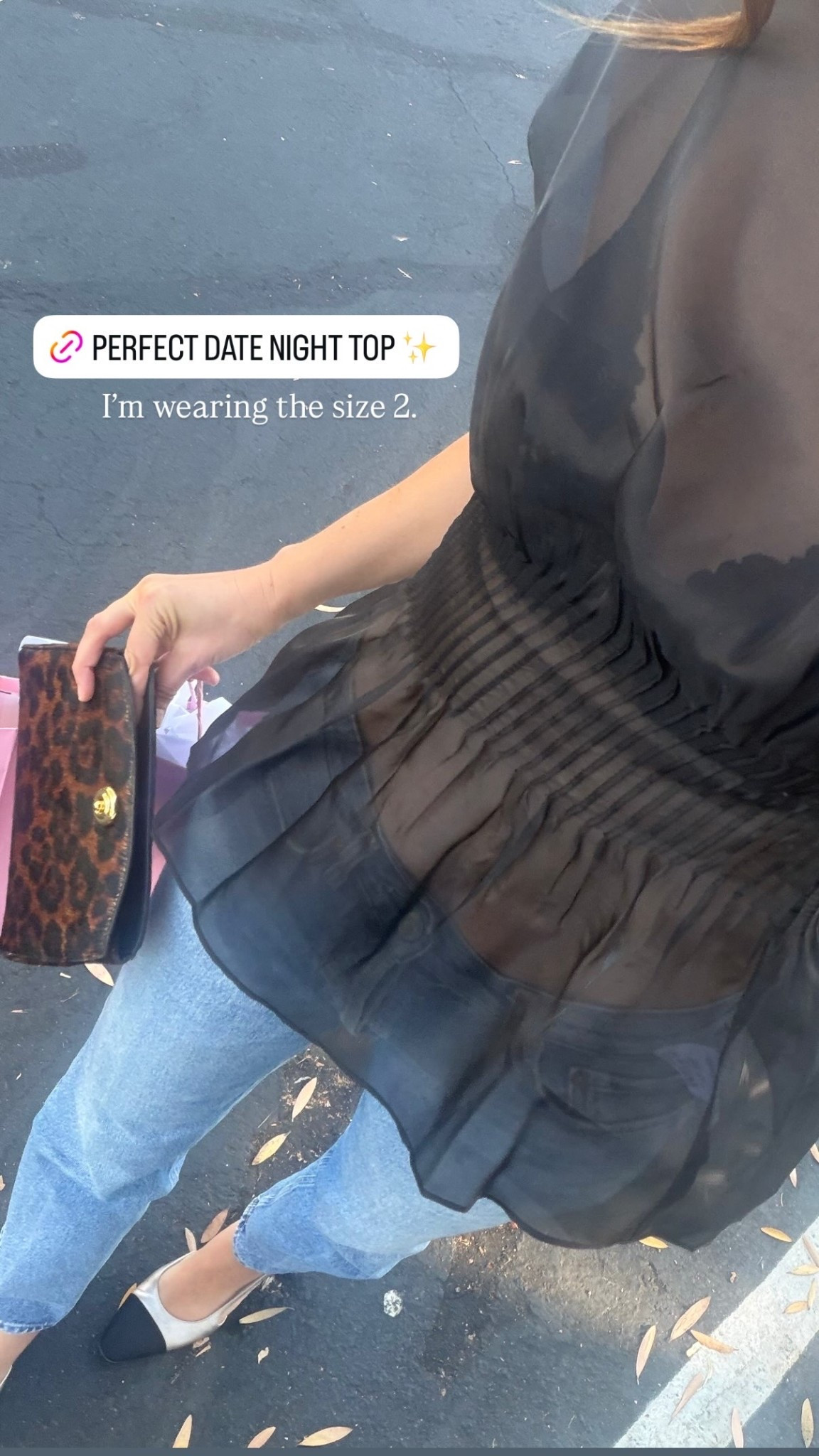 Date night top. I’m wearing the size 2.
