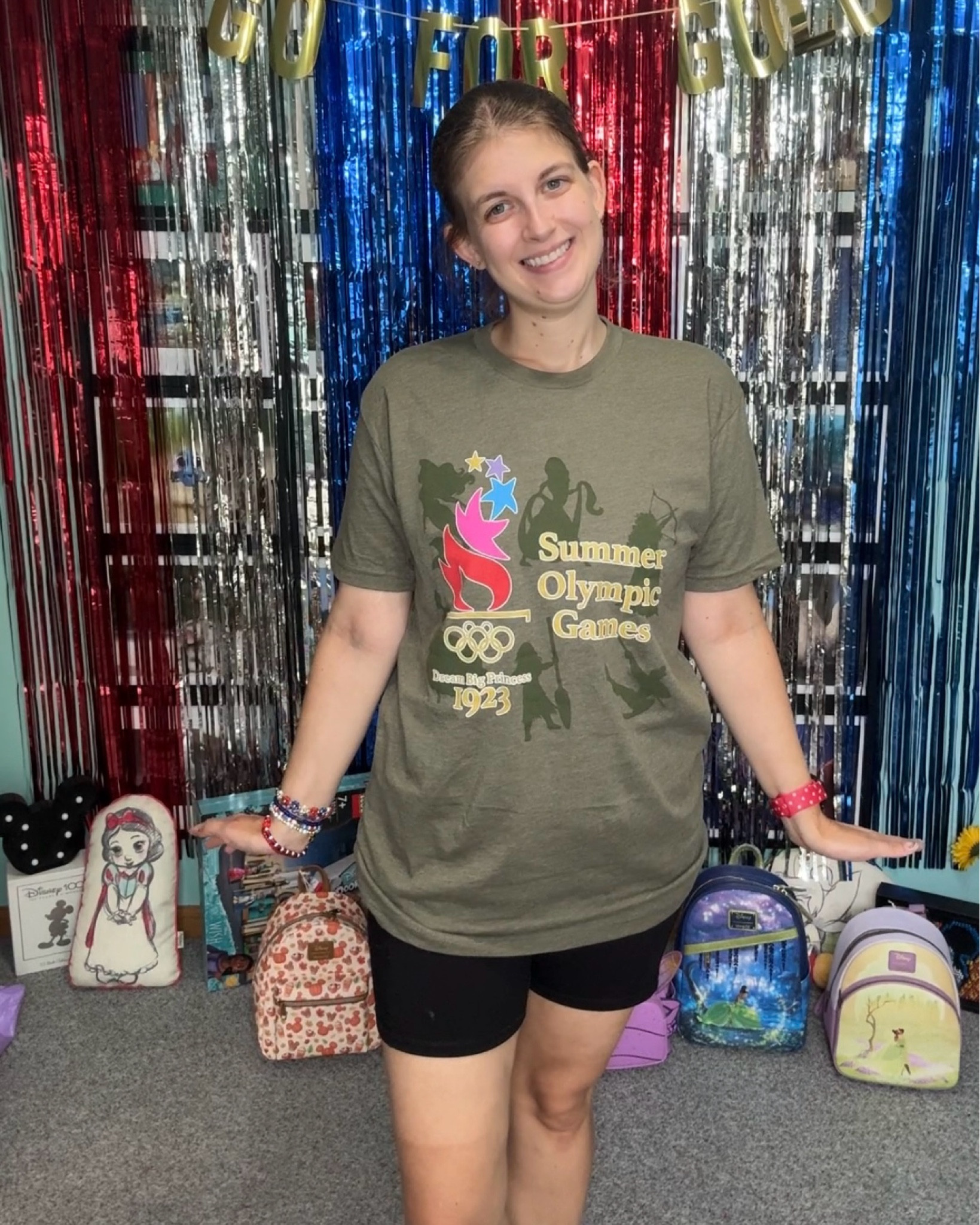 Olympics everyday outfit 
Shirt was from pixie lee and co

#LTKSeasonal #LTKStyleTip #LTKMidsize