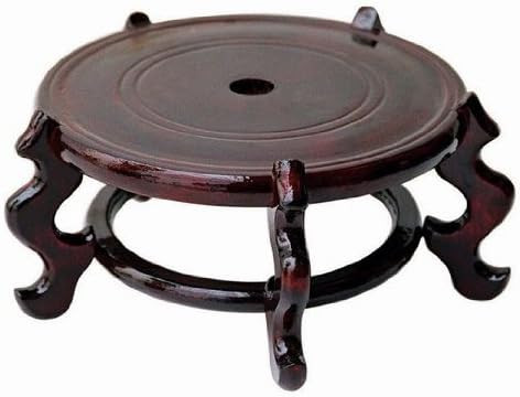 Beautiful Hand Craft Rosewood Oriental Vase Stand 9""" | Amazon (US)