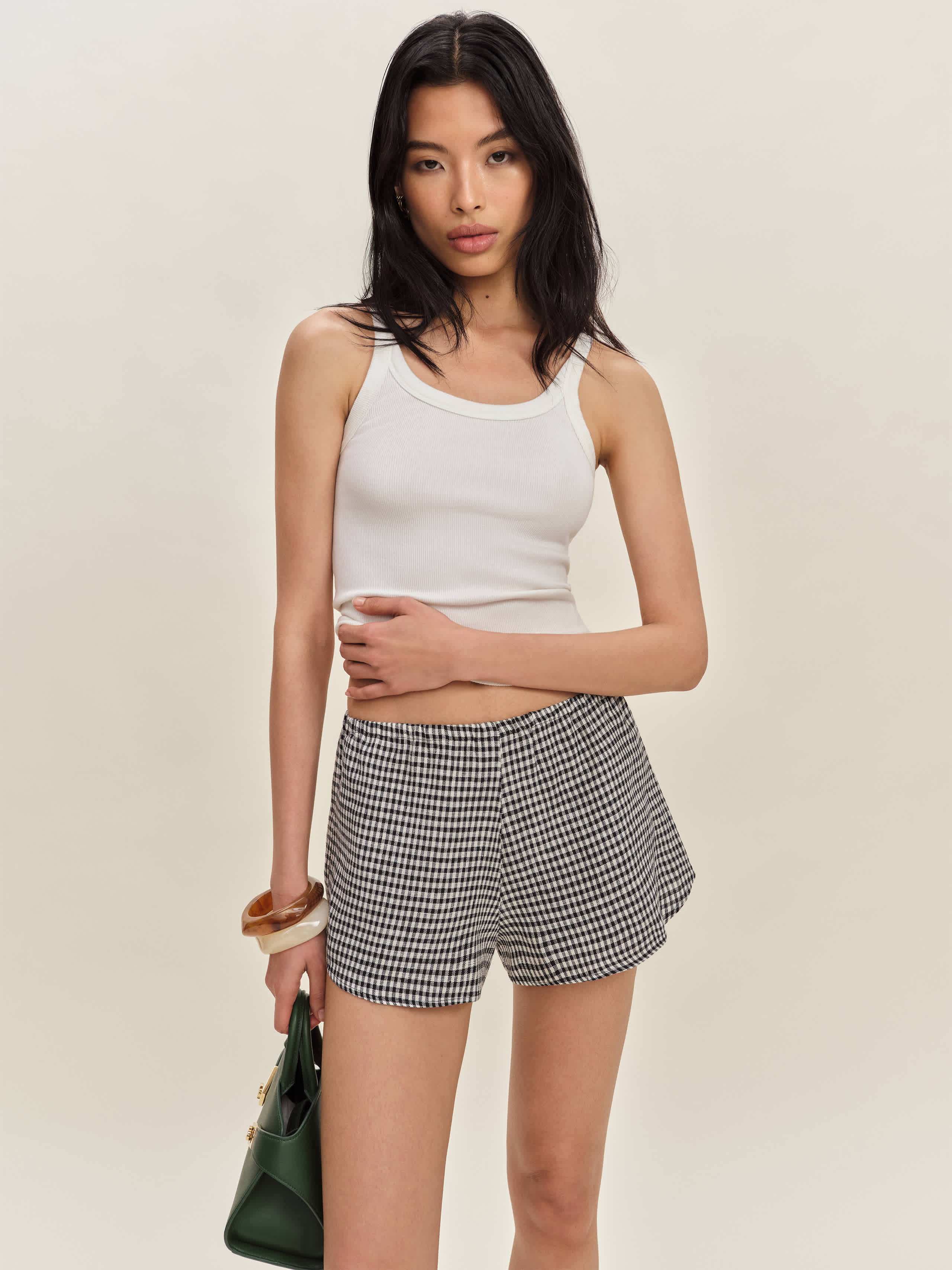 Tiffie Linen Short | Reformation (Global)