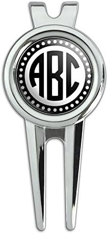 Graphics and More Personalized Custom Golf Divot Repair Tool and Ball Marker - Monogram Circle Fo... | Amazon (US)