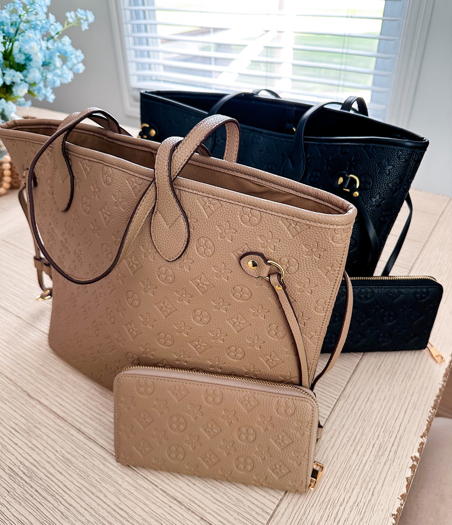 Walmart tote bags! Three colors! New designs. Matching wallet, great price! 

#LTKItBag #LTKStyleTip #LTKFindsUnder50