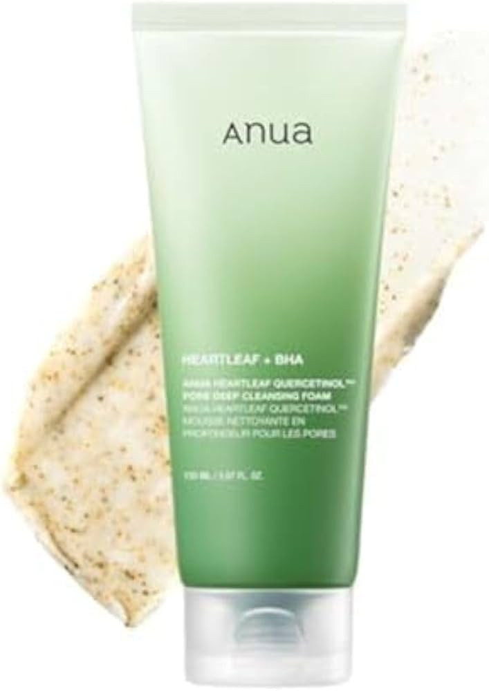 Anua Heartleaf Quercetinol Pore Deep Cleansing Foam, sanfter Gesichtsreiniger, Korean Skincare, f... | Amazon (DE)