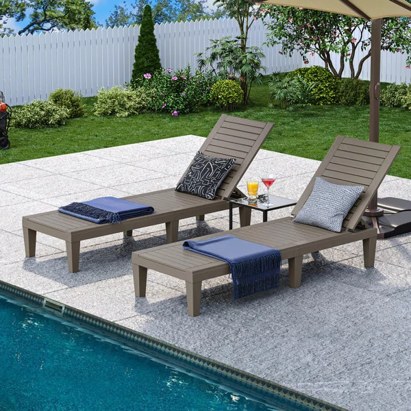 Ason Outdoor Resin Chaise Lounge | Wayfair North America
