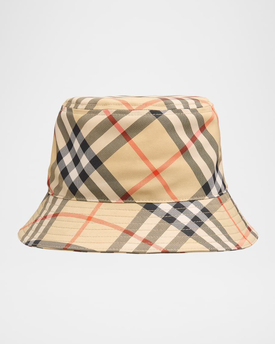 Burberry Check EKD Bucket Hat | Neiman Marcus