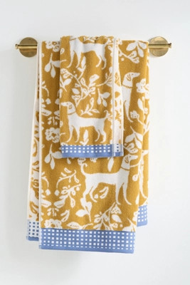 Penny Pup Cotton Woven Towel Collection | Anthropologie (US)