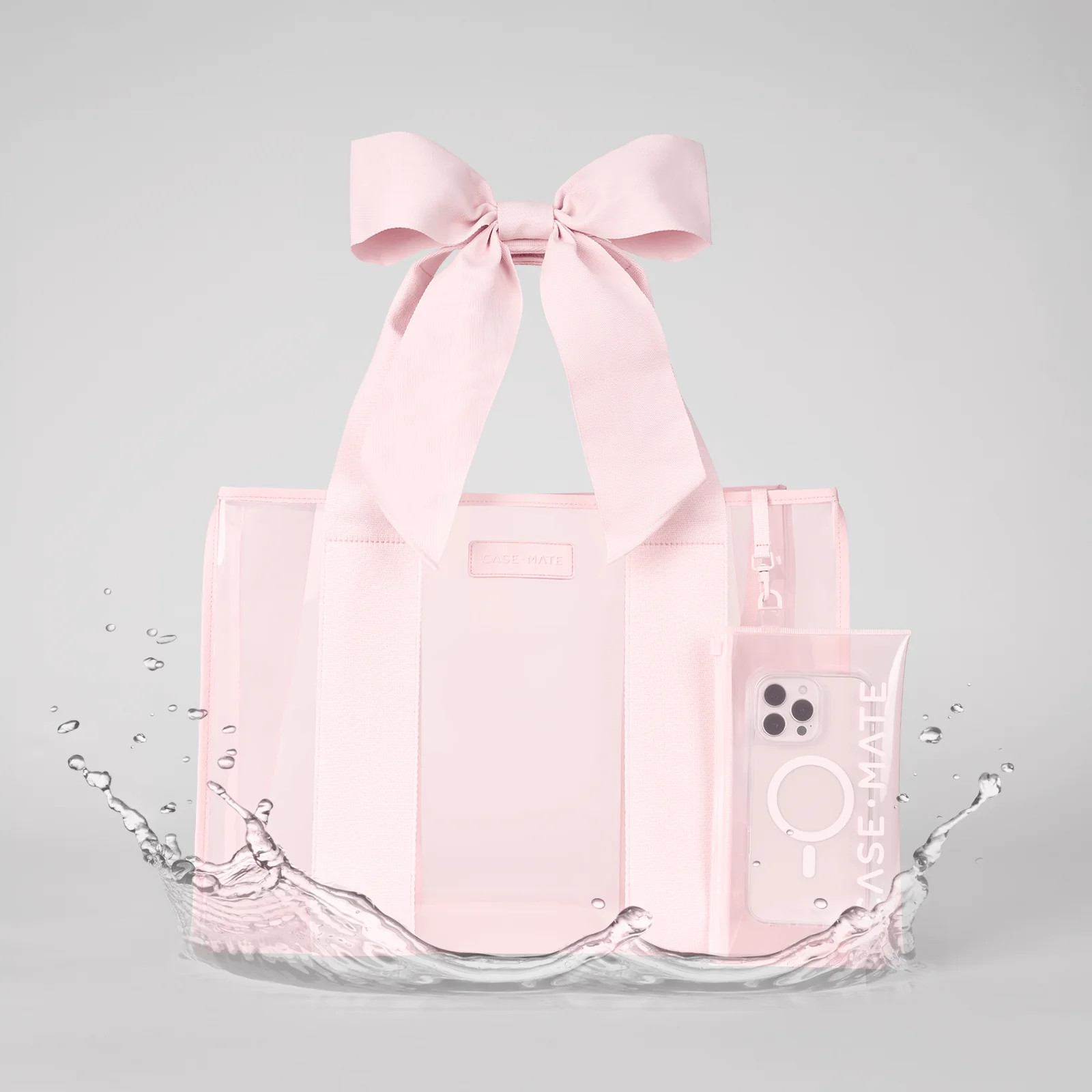 Special Edition Bow Beach Tote With Phone Pouch | Case-Mate