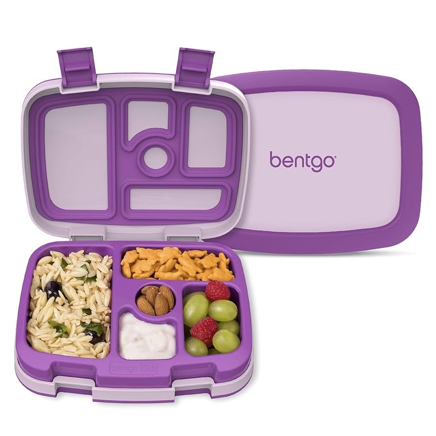 Bentgo Kids Bento-Style 5-Compartment Leak-Proof Lunch Box - Ideal Portion Sizes for Ages 3 to 7 ... | Amazon (US)