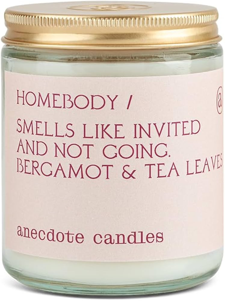 Anecdote Candles ‘Homebody' Coconut Soy Wax Candle Jar | Premium Hand Poured & Long Burning | B... | Amazon (US)
