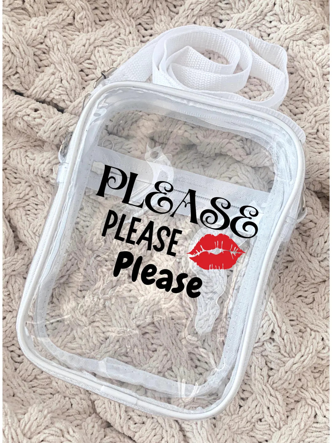 Sabrina Tour Please Please Plase Short N Sweet Tour 2024 Clear Stadium Bag See-through Plastic Ar... | Etsy (US)