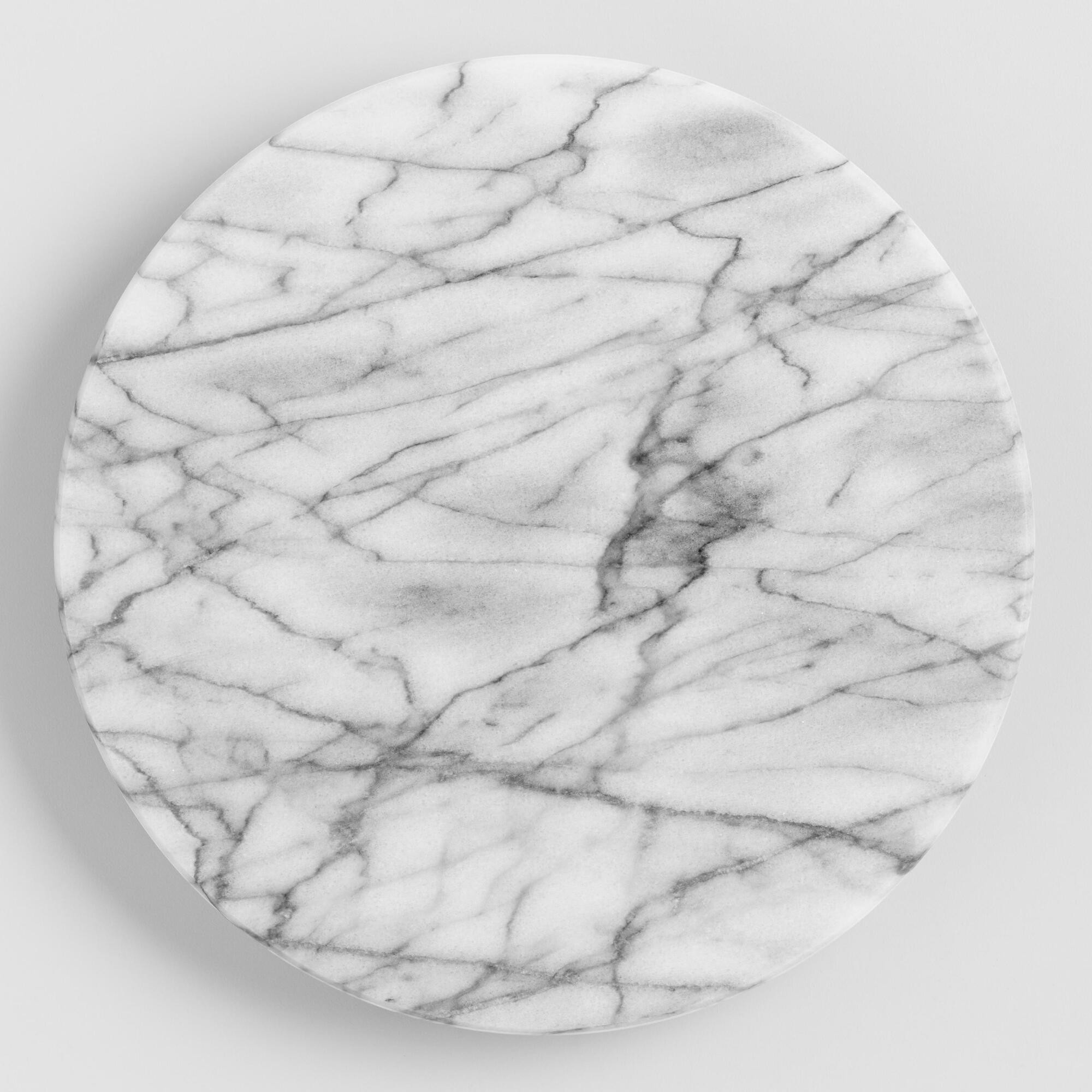 White Marble Lazy Susan | World Market