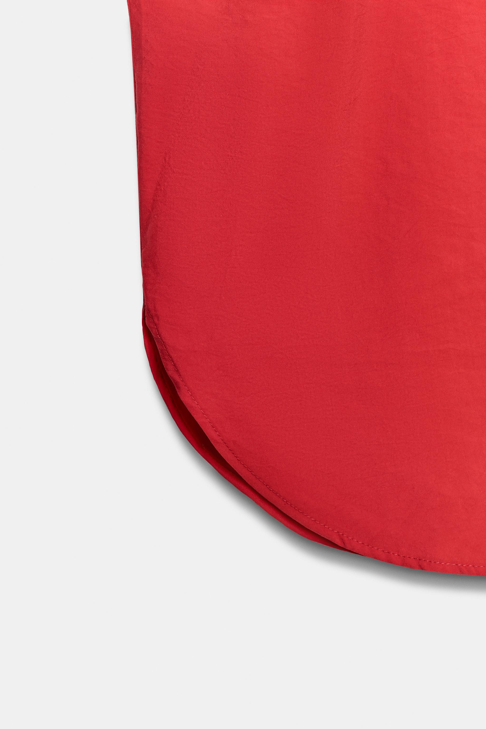 FLOWY SHORT SLEEVE SHIRT | Zara US